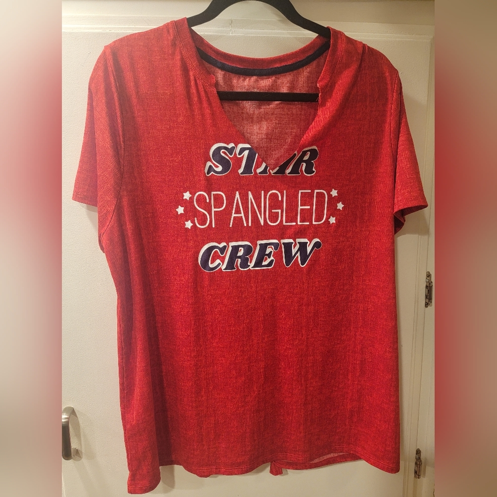 Altered Star Spangled Crew Shirt Size XL